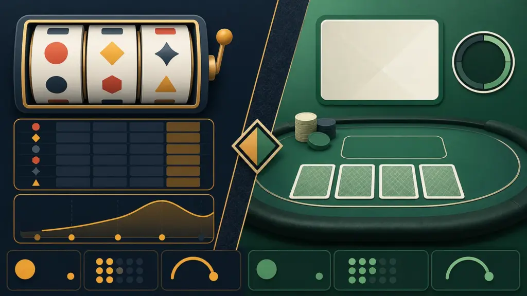 k444-এর Slots ও Live Casino অভিজ্ঞতার তুলনামূলক দৃশ্য